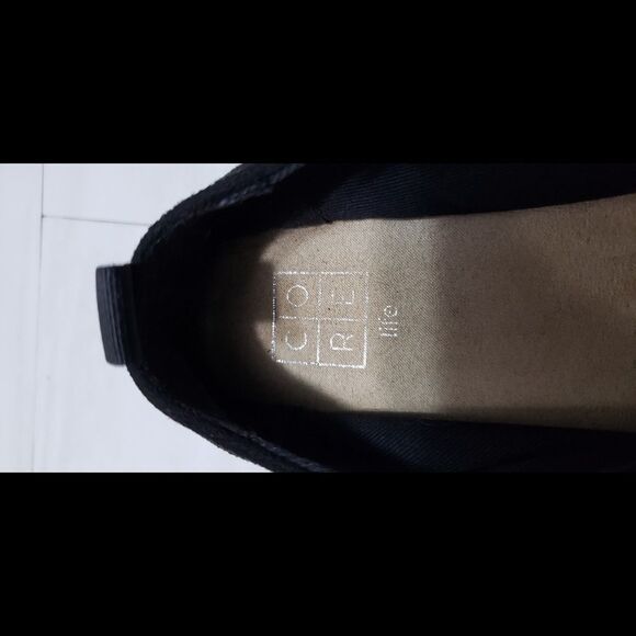 𝅺black Canvas Flats - Picture 8 of 8